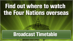 Four Nations Broadcast Timetable